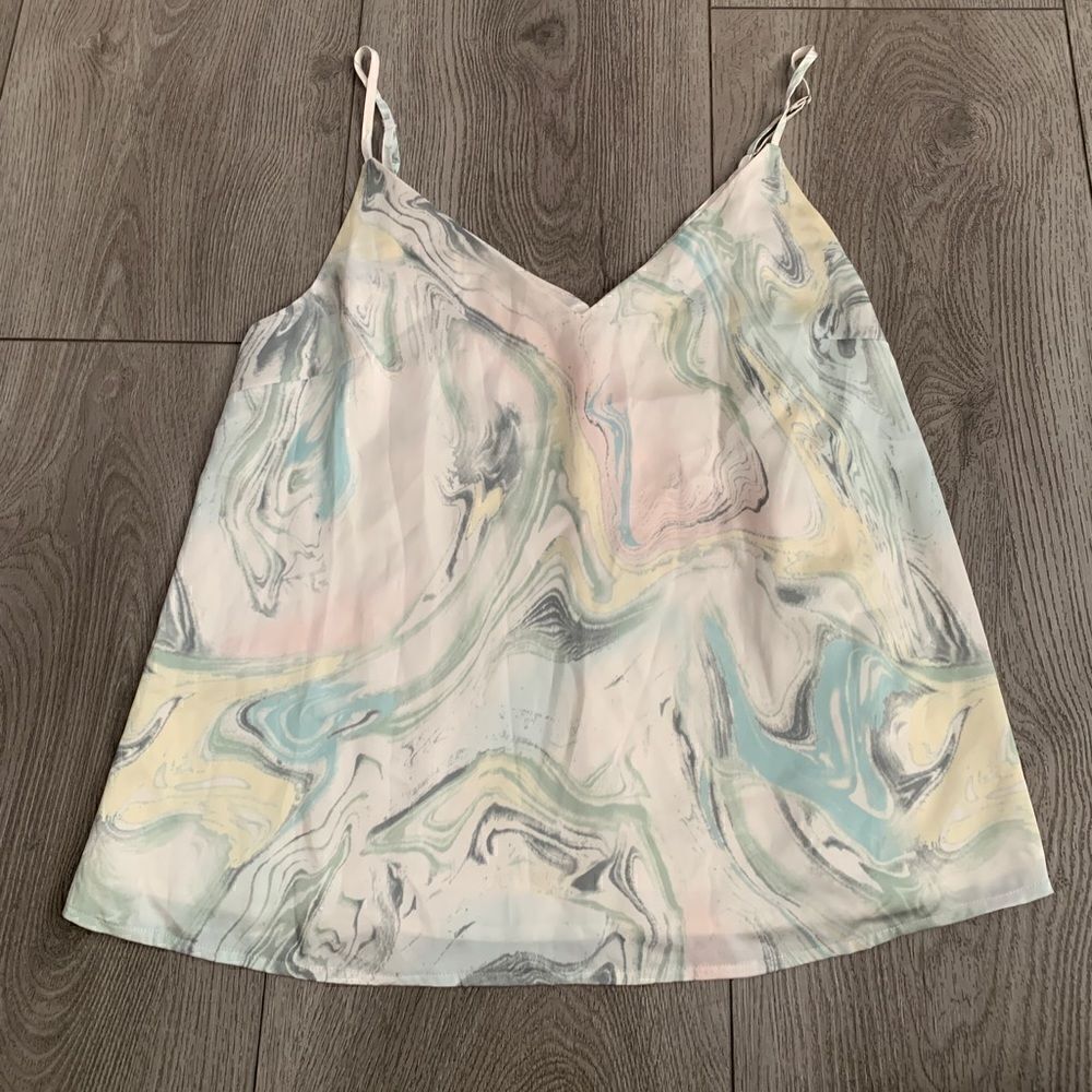 Habitual marbel  print spaghetti strap